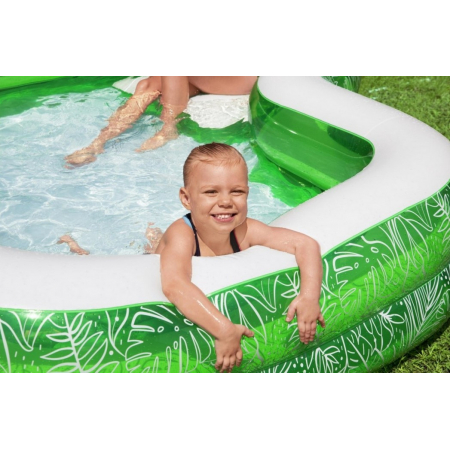 Basen dmuchany Bestway 54336 231x231cm 282 l fotel